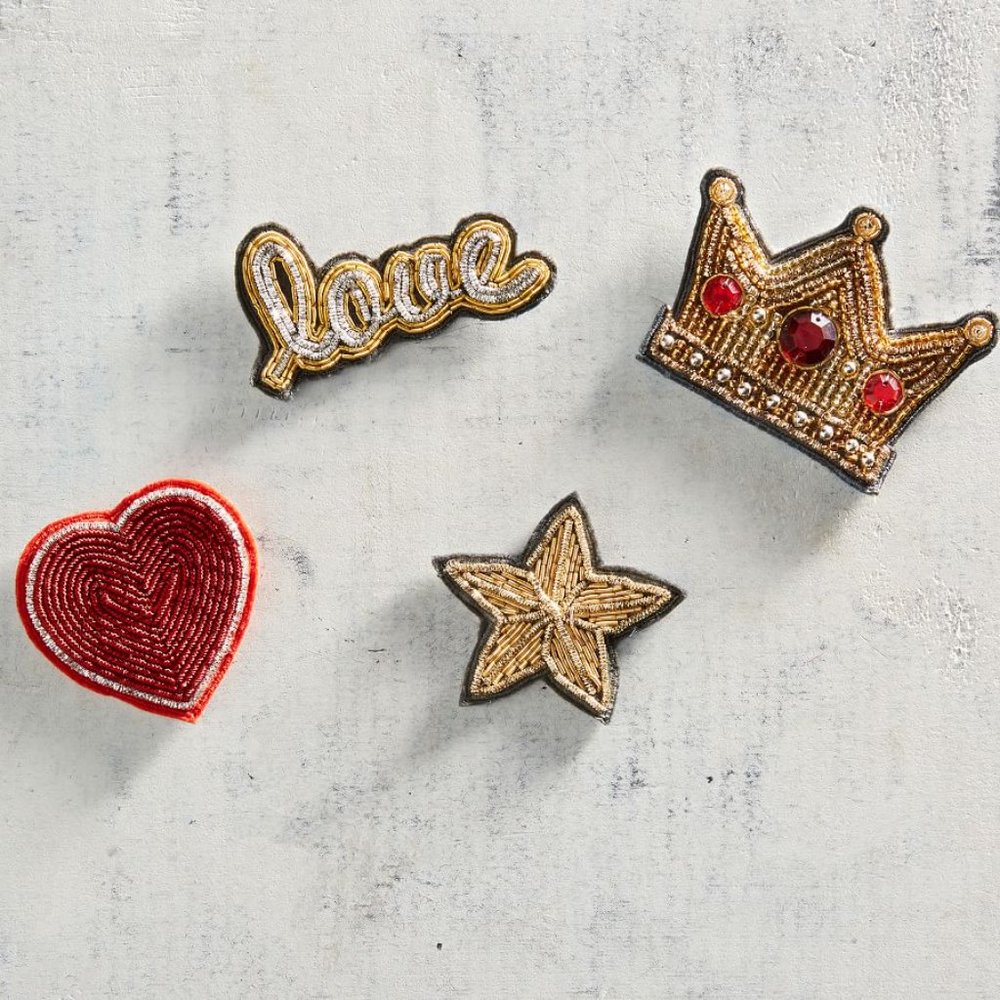 Pottery Barn Sticker Set Fashionista Beaded Sticker Set NWT NLA